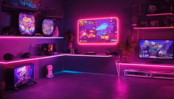Éclairez votre passion pour le gaming avec des néons stylés